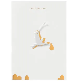 Räder 2-osainen kortti - Welcome baby kuva