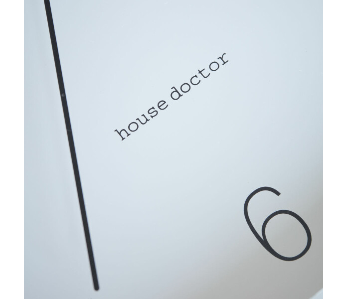 210490300 house doctor shape kello seinakello harmaa klocka vaggklocka gra 4 kuva