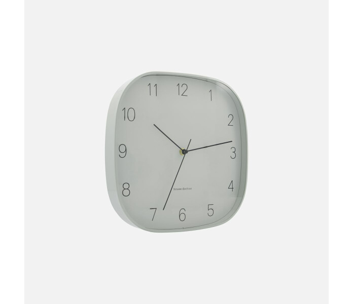 210490300 house doctor shape kello seinakello harmaa klocka vaggklocka gra kuva