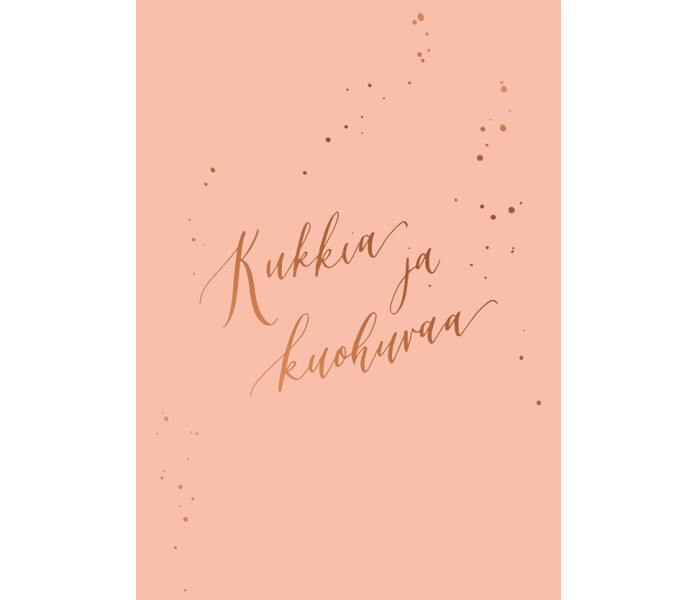 7641453 putinki kalligrafiastudio kortti kukkia ja kuohuvaa kort kuva