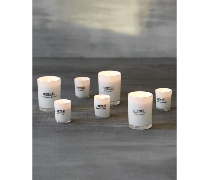 308150022 Meraki tuoksukynttila valkoinen tee inkivaari doftljus vit te ingefara 2 kuva