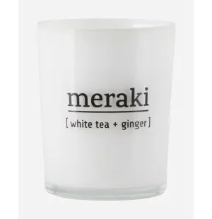 Meraki tuoksukynttilä 12h - White Tea & Ginger kuva