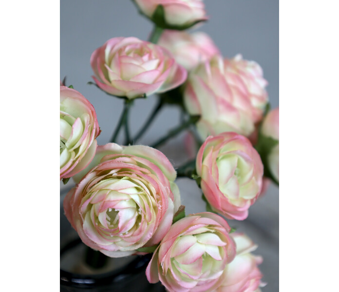 39058707 chic antique roosa leinikki kimppu rosa ranunculus 26 cm 3 kuva