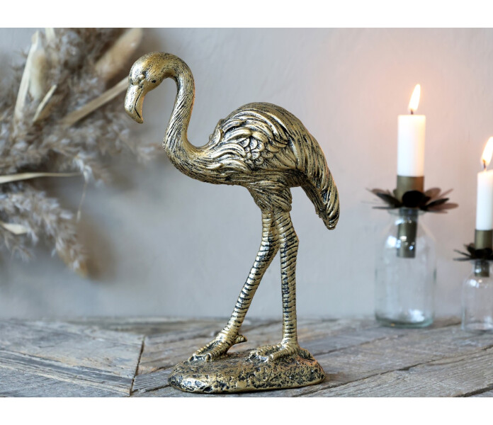 39092113 chic antique flamingo lintu koriste esine fagel dekoration kuva