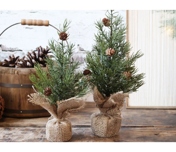 39098200 chic antique havupuu koristepuu 25 cm kuva