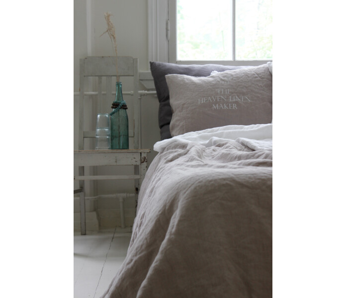 kainby heaven linen tupla pussilakana pellava ruskea linne dubbel paslakan brun kuva