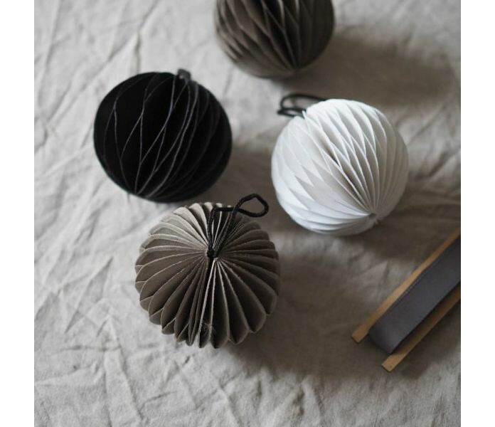 Piironki pallokoristeet paperi bollar dekorationer papper kuva