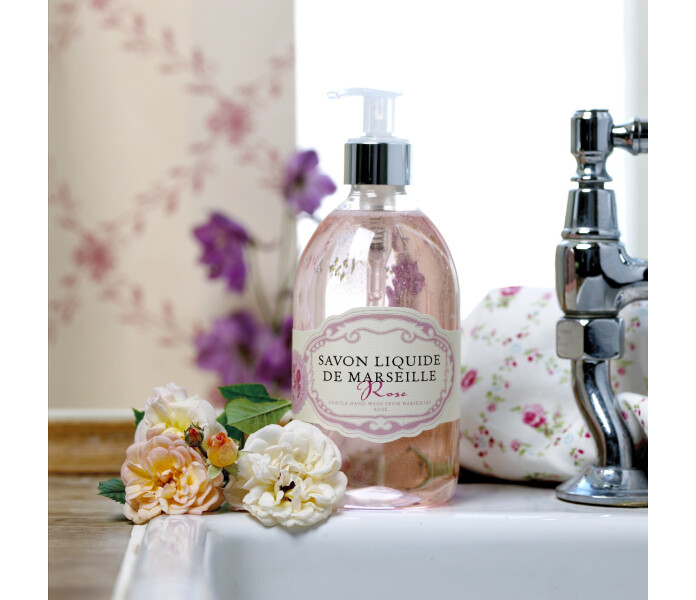 Savon Liquide de Marseille kasisaippua ruusu handtval ros 500 ml kuva