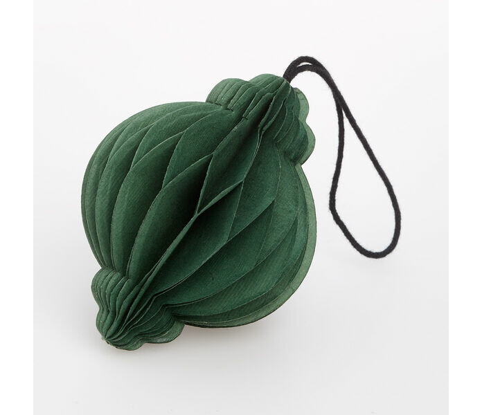 106040 piironki paperikoriste pappersdekoration antiikivihrea antikgron kuva