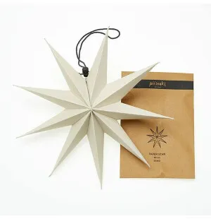 Piironki paperitähti hiekka 30cm kuva