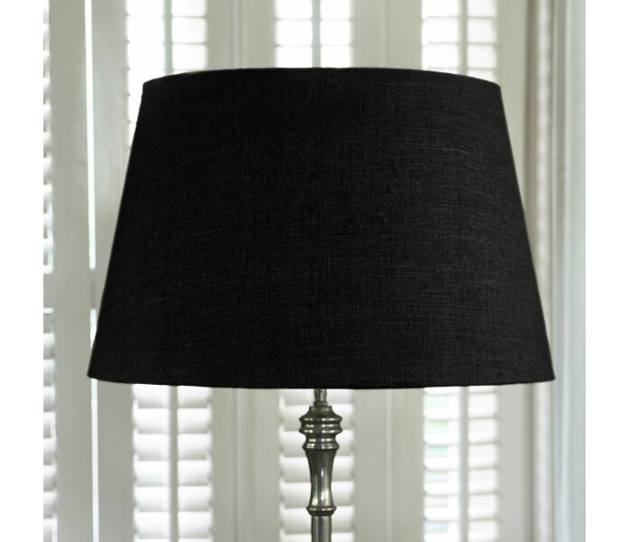 482470 riviera maison loveable linen lampshade all black 35 x 45 cm 2 kuva