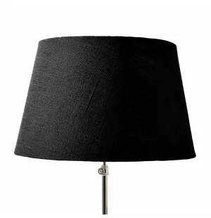 Riviéra Maison Linen Lampshade varjostin musta 35x45cm kuva