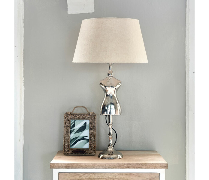 412310 riviera maison loveable linen lampshade natural pellava lampun varjostin linne lamp skarm 25 x 30 cm 5 kuva