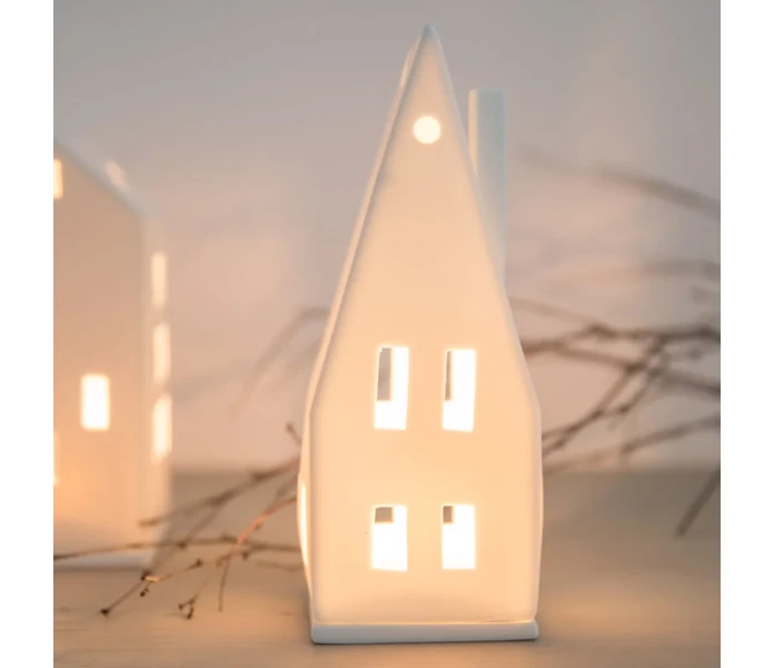 lichthaus 10847 rader valkoinen moderni keramiikka keraaminen talolyhty 2 kuva