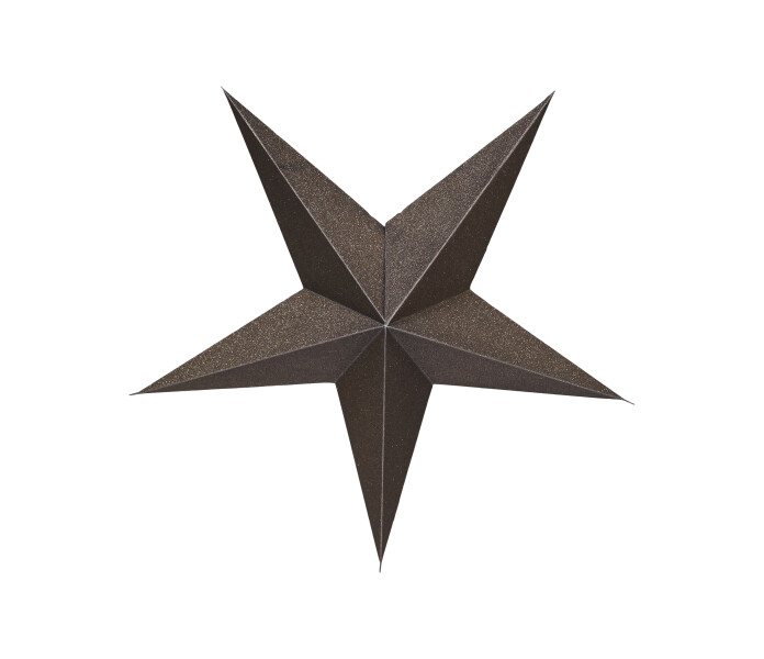 51999 20 chic antique paperitahti joulutahti suklaanruskea ruskea glitter papperstjarna julstjarna chokladbrun brun 60 cm 3 kuva