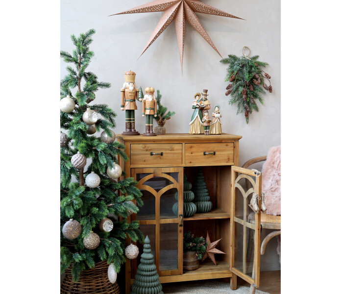 51917 18 chic antique joulupallo lasipallo latte ruusukulta glitter julkula glas 8 cm 3 kuva