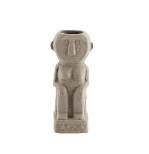 Madam Stoltz maljakko kuivakukille harmaa 25,5cm kuva