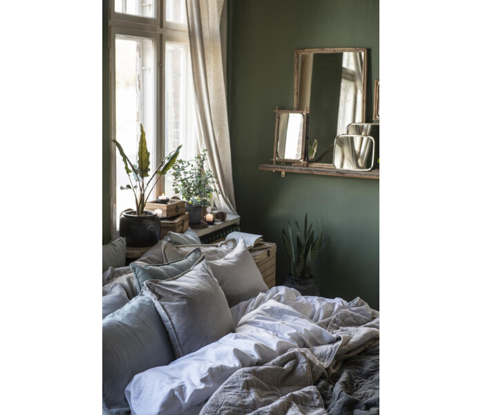 9090 30 ib laursen peili bambureunalla bambu spegel med bambukant 2 kuva