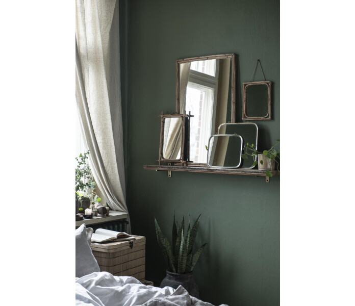 9090 30 ib laursen peili bambureunalla bambu spegel med bambukant 4 kuva