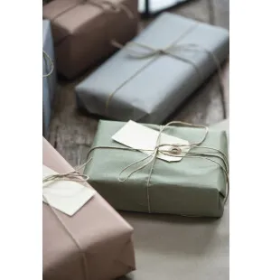 Ib Laursen lahjapaperi vihreä 5 m kuva