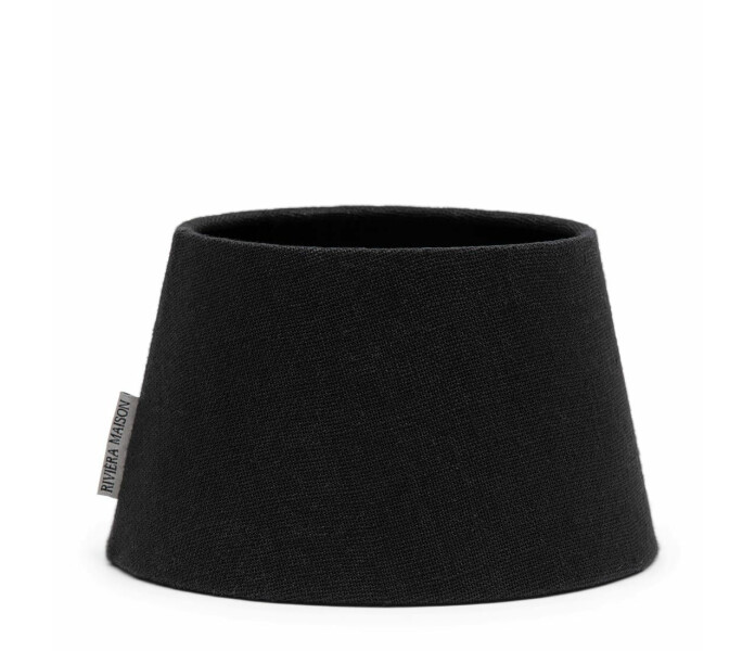 487860 riviera maison loveable linen lampshade all black musta lampun varjostin svart lamp skarm 15 x 20 m kuva