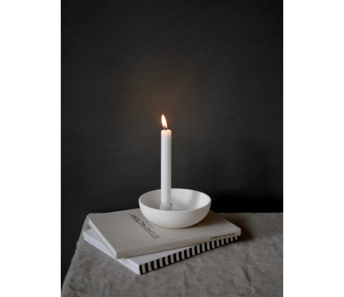 203153 storefactory lidatopr valkoinen kynttilakulho ljusstakeskal kuva