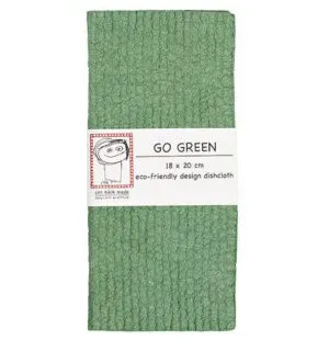 Ann Bäck tiskirätti Go Green vihreä 18x20cm kuva