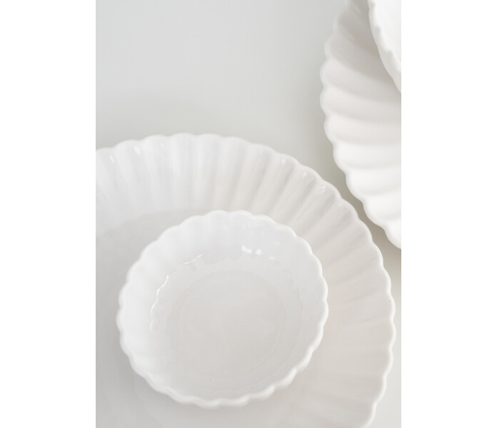 612115 storefactory flora assiett vit valkoinen lautanen 20 cm 2 kuva