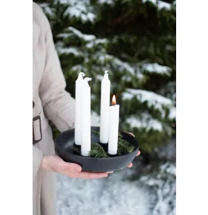 Storefactory Granholmen kynttilänjalka musta 21cm kuva