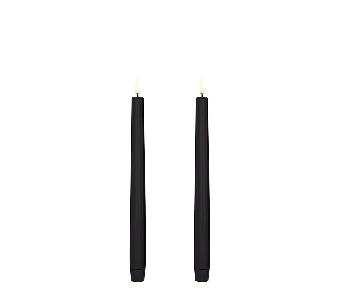 UL TA PB02325 2 piffany copenhagen uyuni led kynttila ledkruunukynttila musta svart ledljus ledkronljus 25 cm kuva