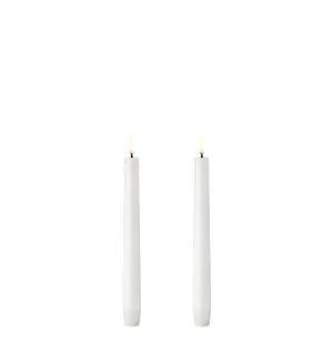 Uyuni LED-kruunukynttilä 20 cm  2kpl - Nordic White kuva