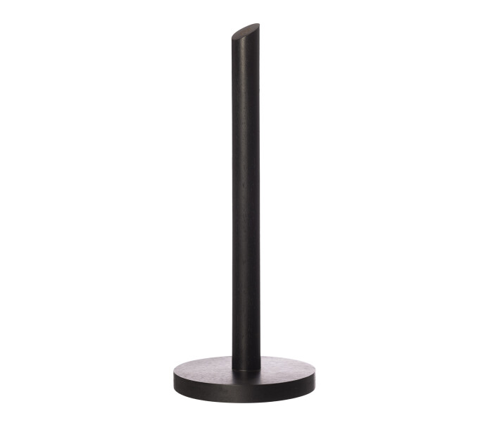 340108 ernst puinen musta talouspaperiteline svart hushallspappershallare i tra kuva