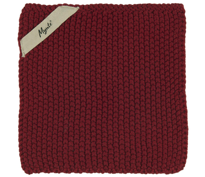 6350 57 ib laursen mynte patalappu viininpunainen tummanpunainen grytlappa morkrod vinrod kuva