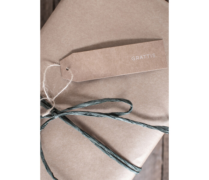 501119 storefactory pakettikortti Grattis paketkort ruskea brun 2 kuva