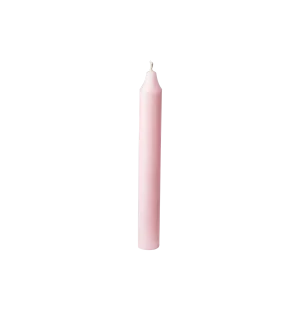 Affari Rustic kruunukynttilä vaaleanpunainen 18 cm kuva