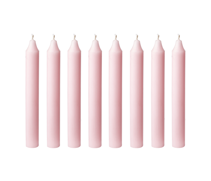 509 180 08 Affari kruunukynttila vaaleanpunainen roosa ljusrod rosa 18cm kuva