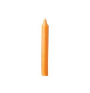 Affari Rustic kruunukynttilä okra 18cm kuva