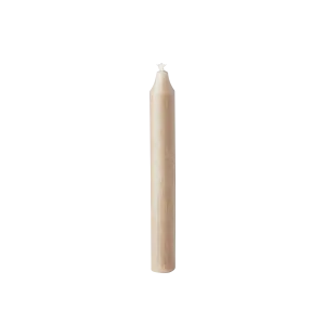 Affari Rustic kruunukynttilä tumma pellava 18cm kuva