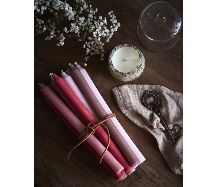 509 290 08 Affari kruunukynttila vaaleanpunainen roosa ljusrod rosa 28cm 4 kuva