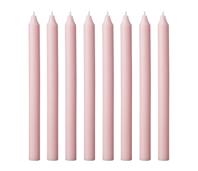 509 290 08 Affari kruunukynttila vaaleanpunainen roosa ljusrod rosa 28cm kuva