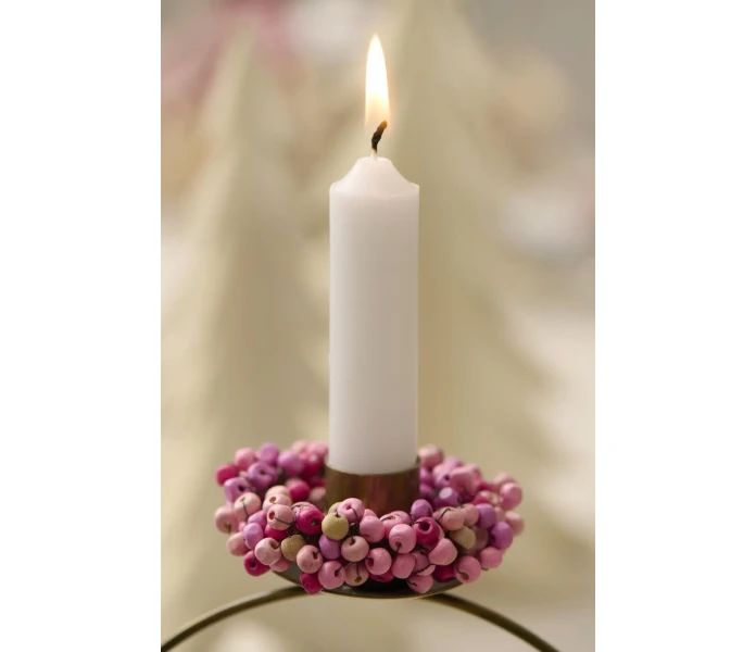 5572 07  ib laursen vaaleanpunainen mansetti kynttilamansetti 2 kuva