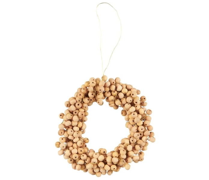 5573 14 ib laursen helmikoristeinen pieni kranssi mansetti kynttilamansetti kuva