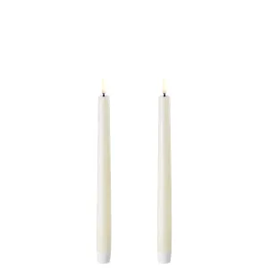 Uyuni LED-kruunukynttilä 25 cm 2 kpl - Ivory kuva