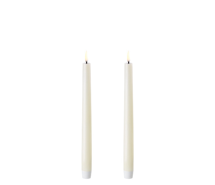 UL TA IV02325 2 uyuni led kynttila led kruunukynttila luonnonvalkoinen valkoinen ledljus led kronljus naturvit vit 25 cm kuva
