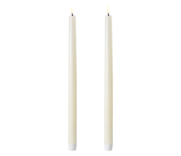 UL TA IV02535 2 uyuni led kynttila led kruunukynttila luonnonvalkoinen valkoinen ledljus led kronljus naturvit vit 35 cm kuva