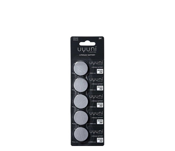 UL BA 2450 uyuni litium lithium patterit batterier premium led varmeljus tuikkukynttila paketti pkt kuva
