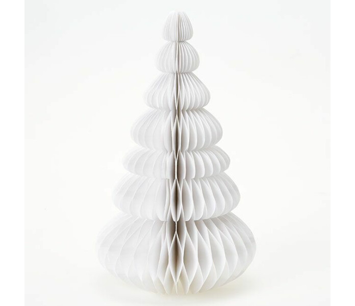 105219 piironki paperikoriste kuusi valkoinen pappersgran vit kuva