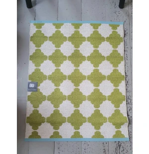Pappelina Odd & Rare Marre lime / turquoise edging 70 x 90 cm kuva