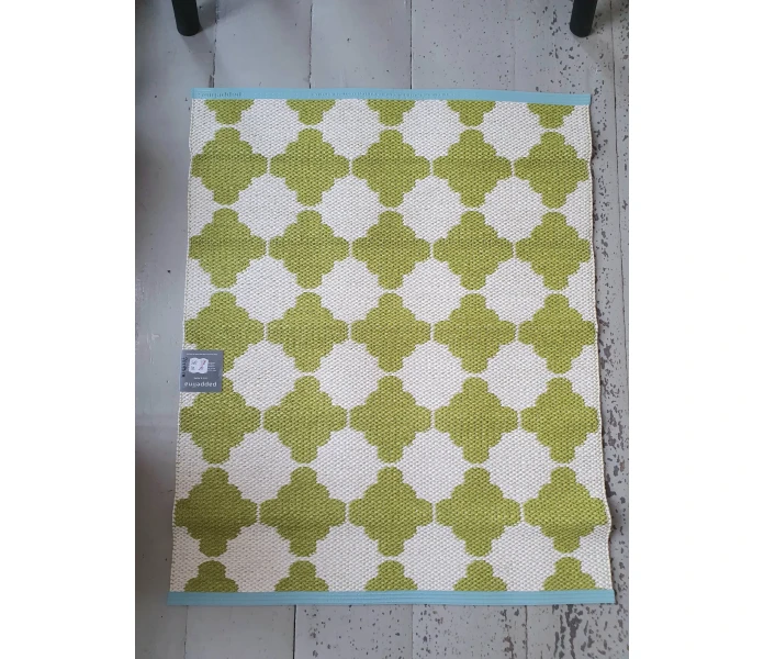 pappelina odd rare marre lime muovimatto sisamatto ulkomatto ulkokayttoon ovimatto vihrea 70 x 90 cm kuva