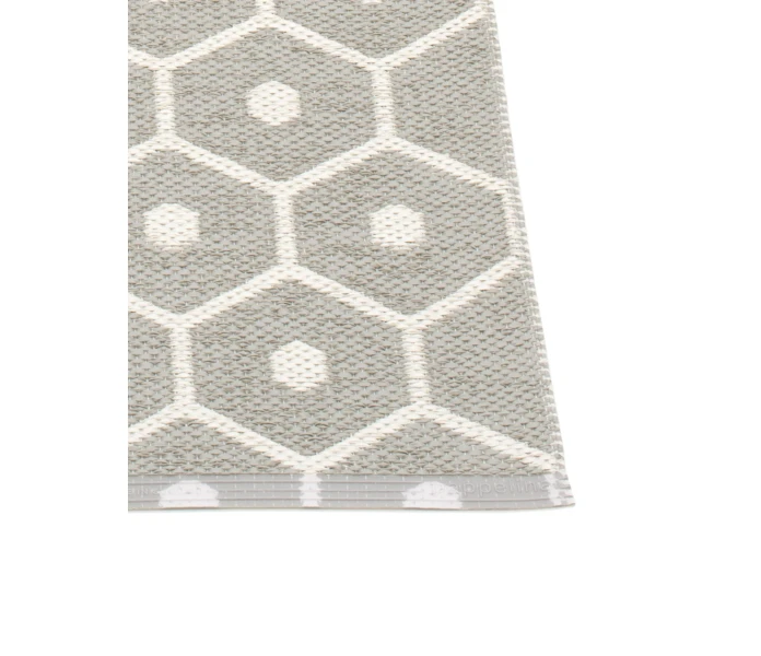 pappelina odd rare honey warm grey vanilla muovimatto sisamatto ulkomatto ulkokayttoon ovimatto harmaa vanilja valkoinen 70 x 100 cm 3 kuva